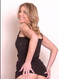 babes black pants blondes posing Dana V