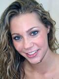 Blue eyed cocksucker Mysti May with curly hair gets cum all over her pretty face