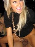 It’s the kinky girl with big boobs Jade Summers that eats and rides dick in the wild orgy
