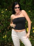 Piper Austin Brunette Busty Outdoor