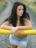 Mili Jay Babes Bikini Brunette Outdoor