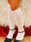 high-knees pigtails Liana Lace