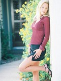 black skirt blonde breasts chair legs pussy red dress short skirt tits Phoenix Ray