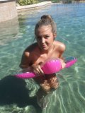 A bikini looks great on stunning model Craving Carmen and she is ready to show it.