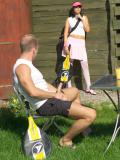 Renata Black Hardcore Oral Sex Outdoor Stockings
