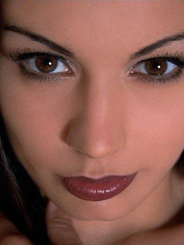 Big-eyed beautiful Aria getting mother-naked and sexy wanking on the floor on camera.