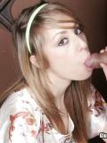 Allyssa Hall Busty Oral Sex