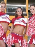Rachel RoXXX Busty Group Sex Outdoor Uniform