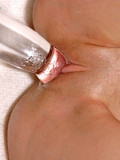 beaver shaved close up views dildo in pussy Nadia Nyce