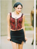 babes brunettes outdoor posing Domino