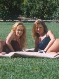 Amber Michaels Busty Lesbian Outdoor