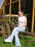 Louise Nubiles Babes Brunette Busty Outdoor