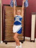 Krystal Paige is one of the hottest blonde cheerleaders in college and she is sexy!