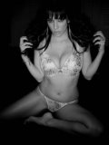 Jelena Jensen looks even more attractive as she is wearing panties in here.