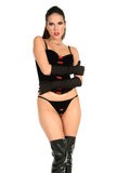 Zuzana P Babes Brunette Lingerie Shaved