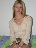 Crystal Ray Amateur Blonde Shaved