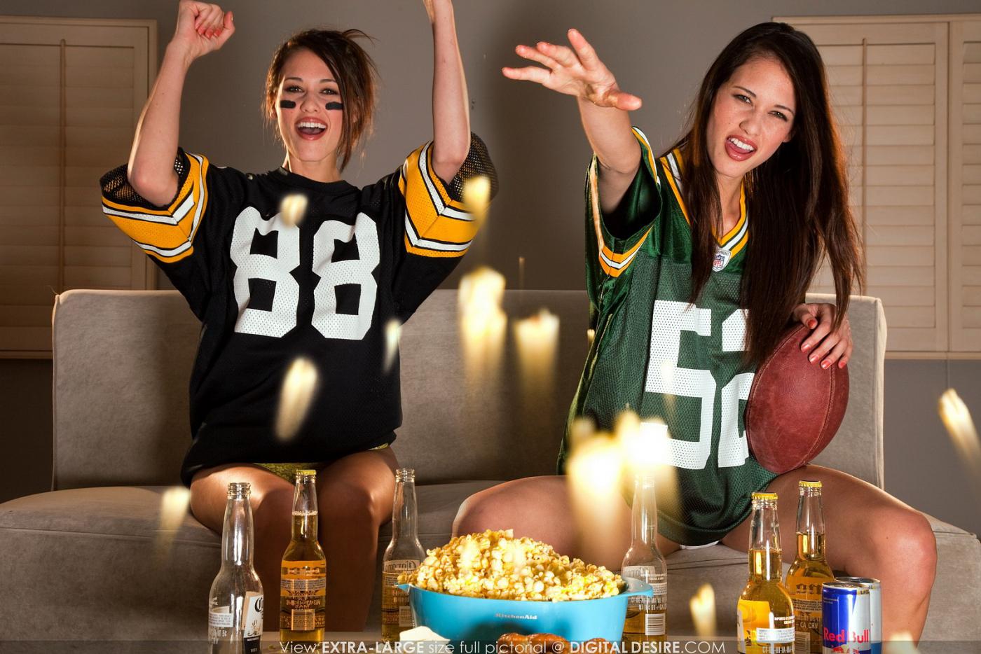 Get noticed at your Super Bowl party with these provocative t-shirts